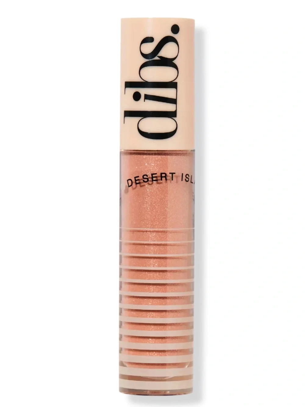 Dibs Go To Glossy Lip Balm - Shade: Kiss Me Quick Peachy Shimmer NIB
